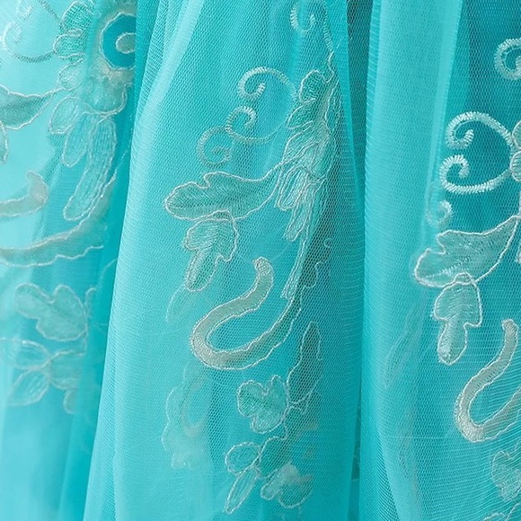 Luxury Costume Ariel Sparkly Dress - Picture 5 of 5